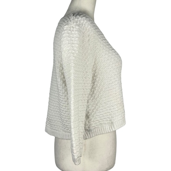 AMERICAN RAG CIE CROPPED SCOOP NECK COTTON SWEATER - Picture 5 of 8